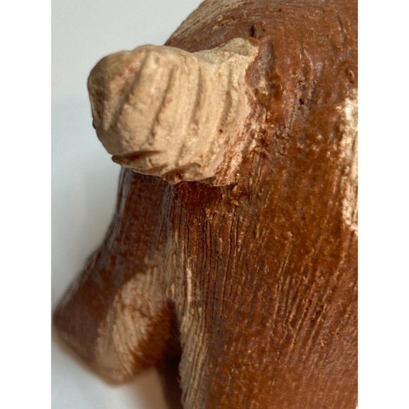 Artesania Rinconada Hunting Dog Retired Carved Clay Figurine Uruguay - Picture 9 of 11